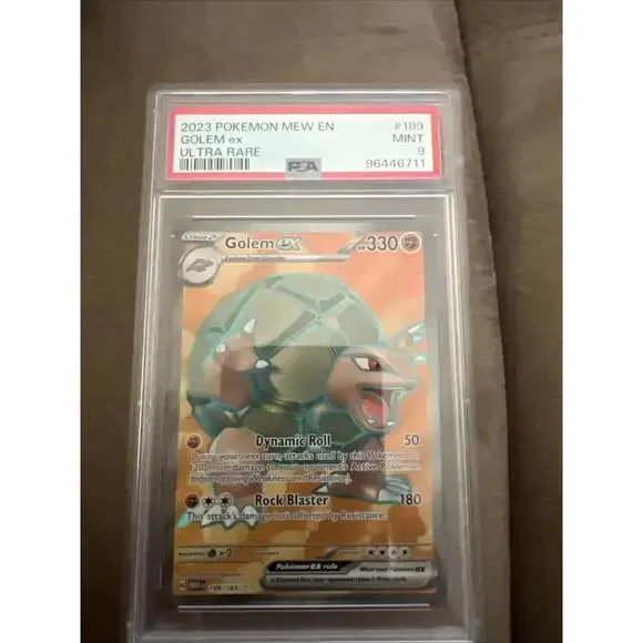 2023 POKEMON MEW EN-151 ULTRA RARE #189 GOLEM EX PSA 9 - Picture 1 of 2